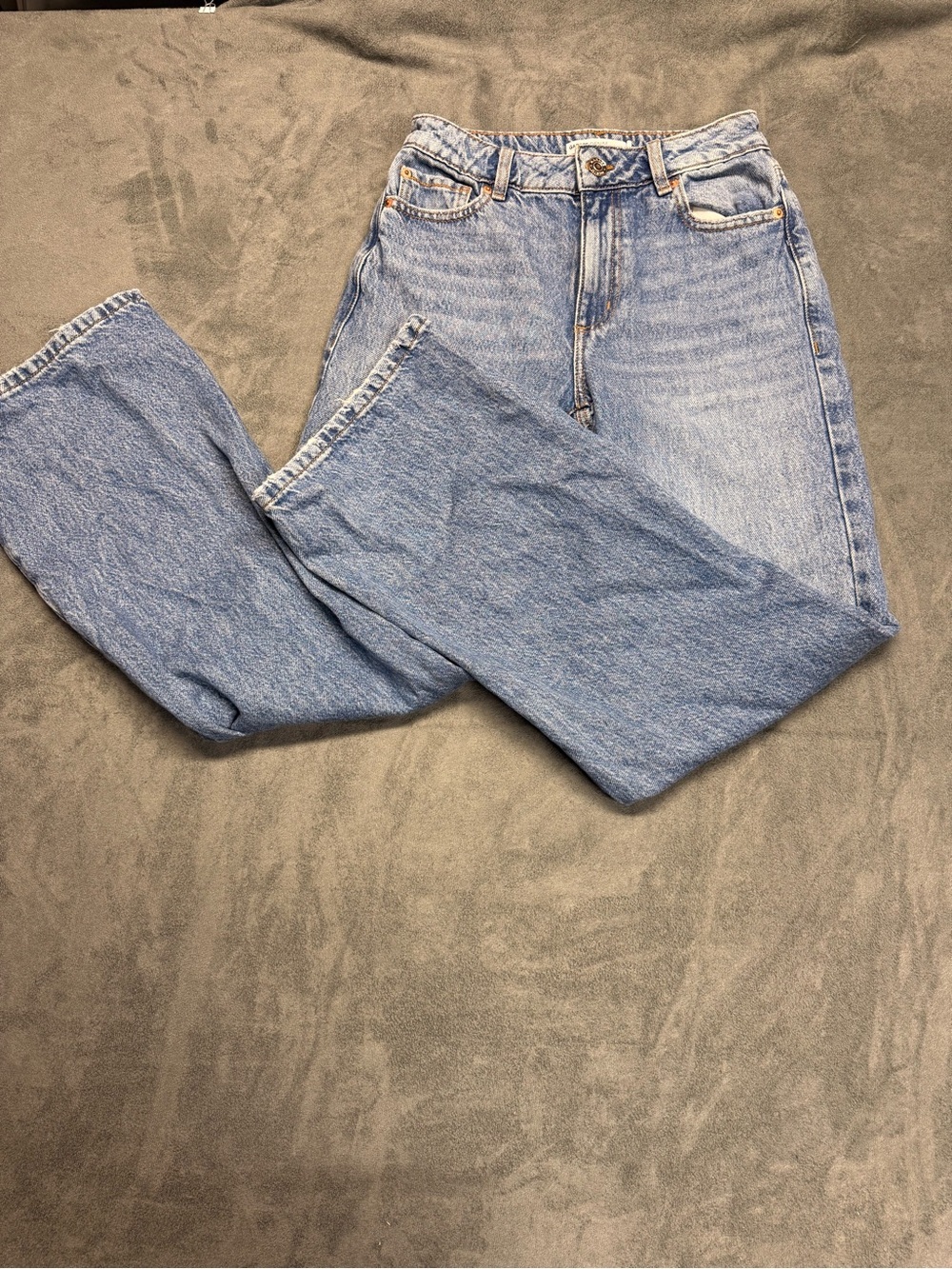 Garage Light Blue Flare Jeans